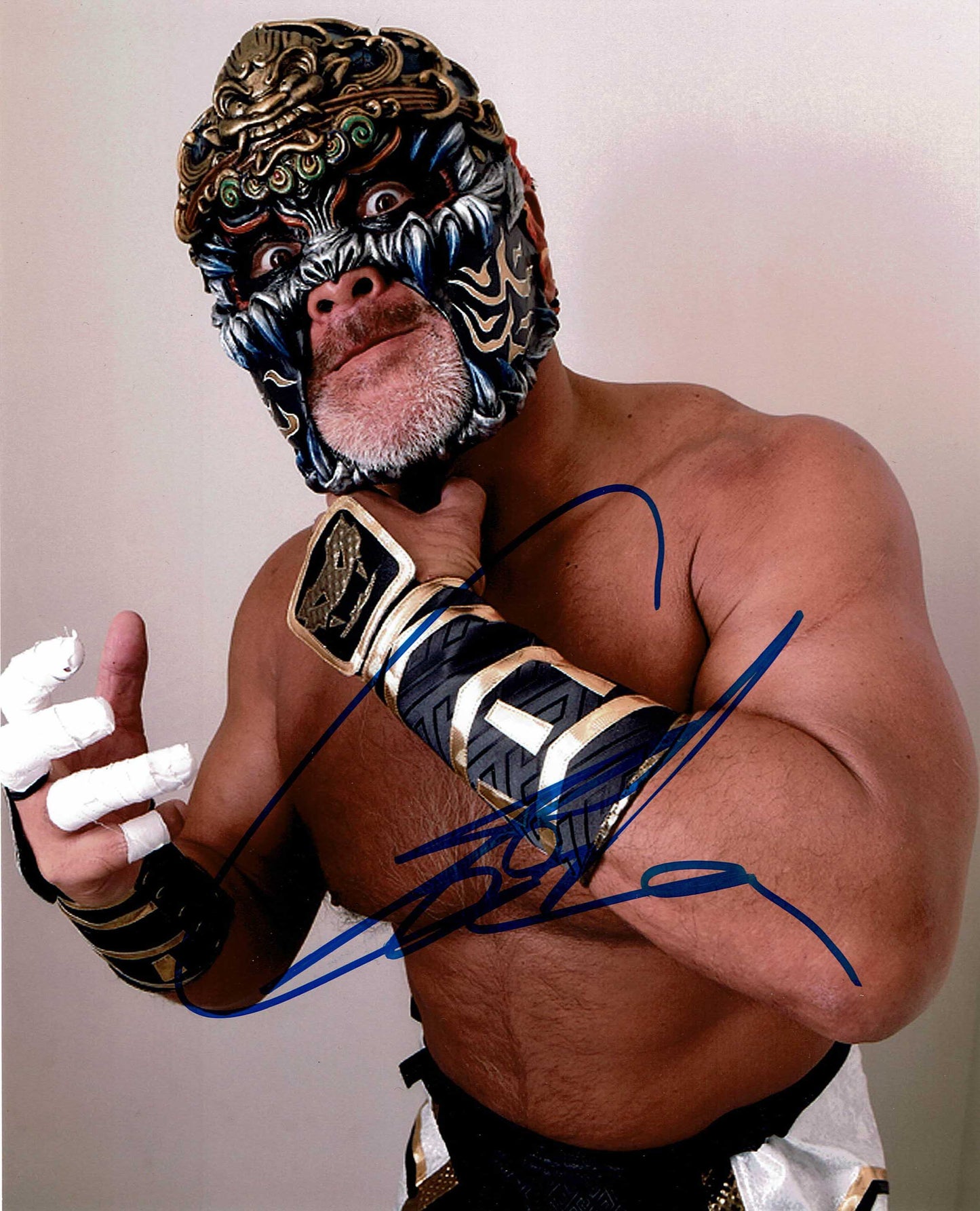 Great Muta Pose 3 Signed Photo COA