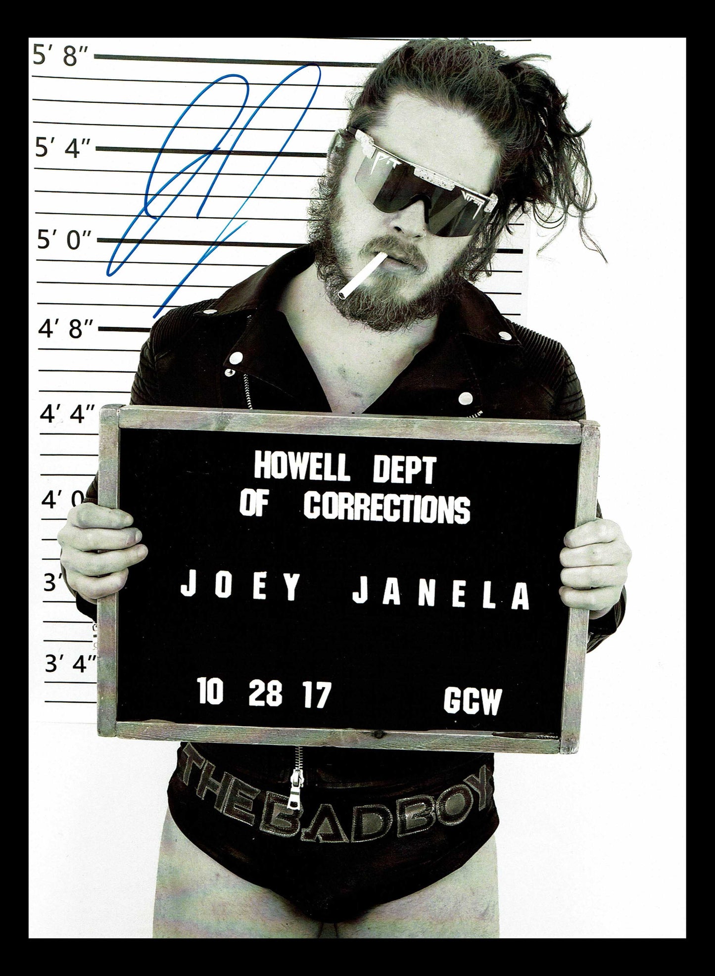 Joey Janela Pose 1 Signed Photo COA