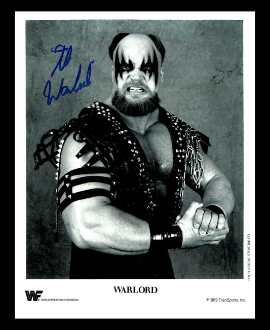 Warlord Pose 4 Signed Photo COA