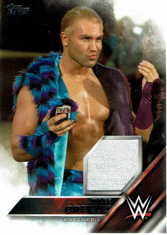 Tyler Breeze Topps WWE 2016 Shirt Relic #279/299