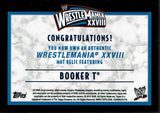 BOOKER T 2012 Topps Wrestlemania XXVIII Relic