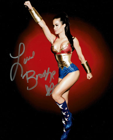 Miss Tessmacher Brooke Adams (Wonder Woman) Pose 4 Signed Photo COA