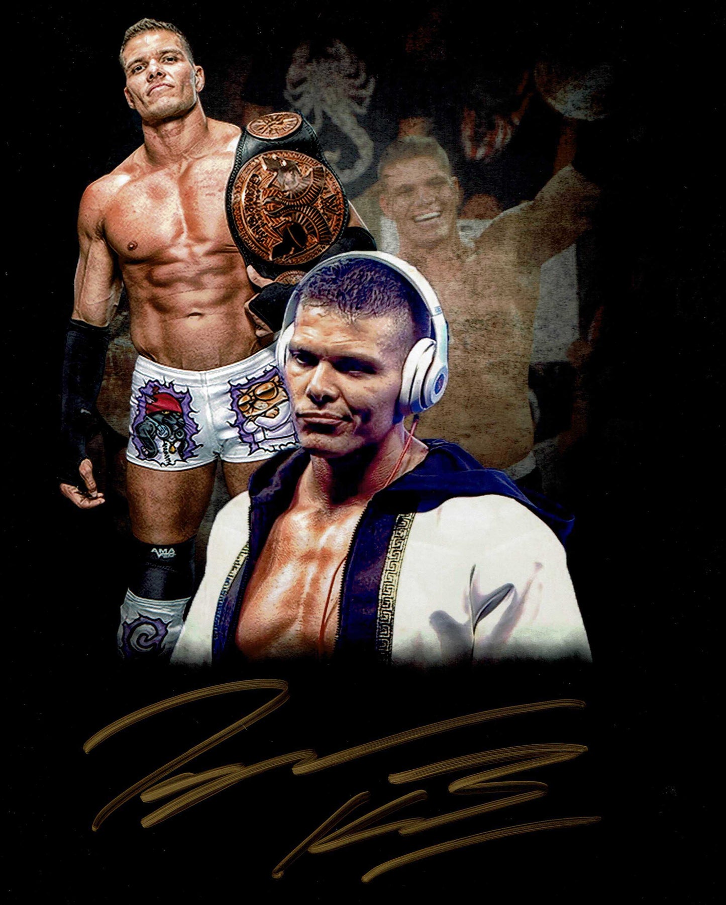 Tyson Kidd Pose 1 Signed Photo