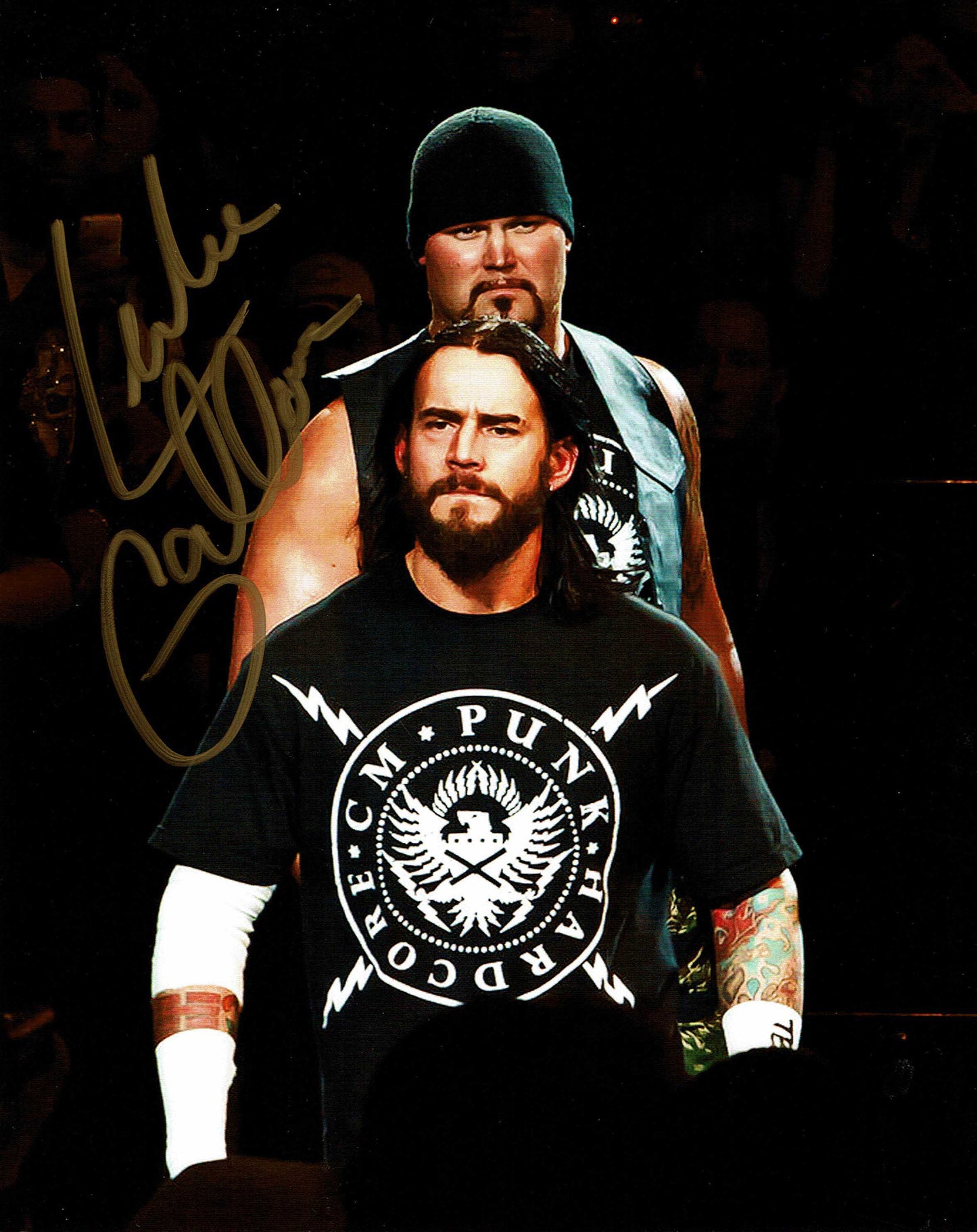 Luke Gallows Pose 2 Signed Photo COA