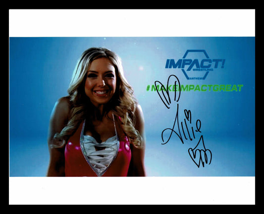 Allie The Bunny Pose 1 Signed Photo COA