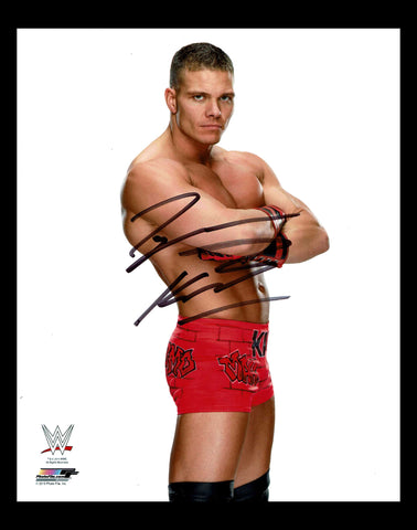Tyson Kidd Official WWE Photofile Pose 1 Photo Signed COA
