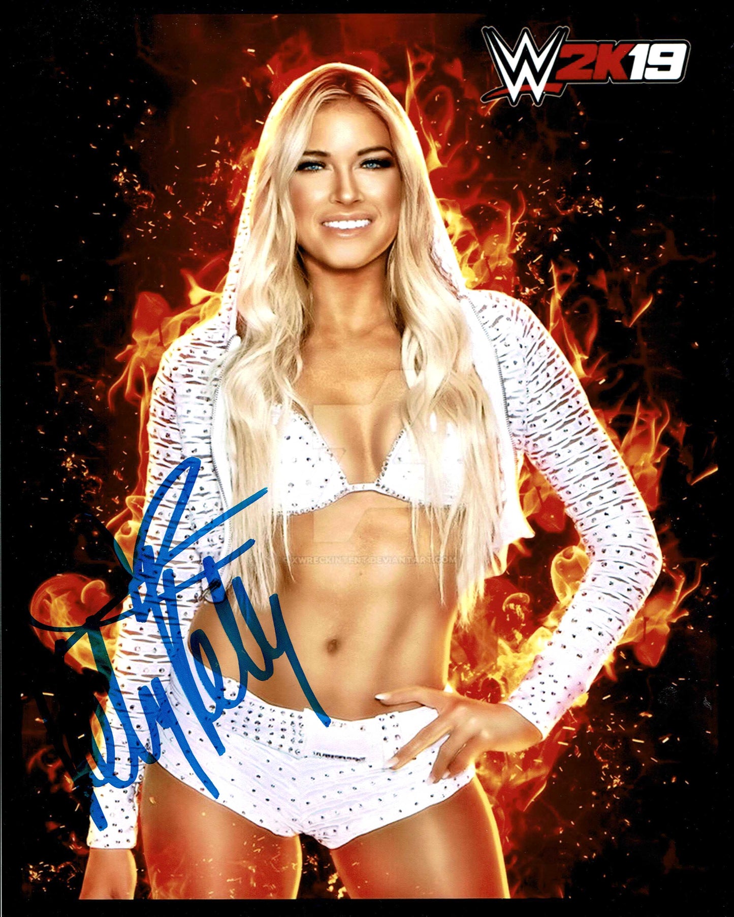 Kelly Kelly Pose 8 Signed Photo COA