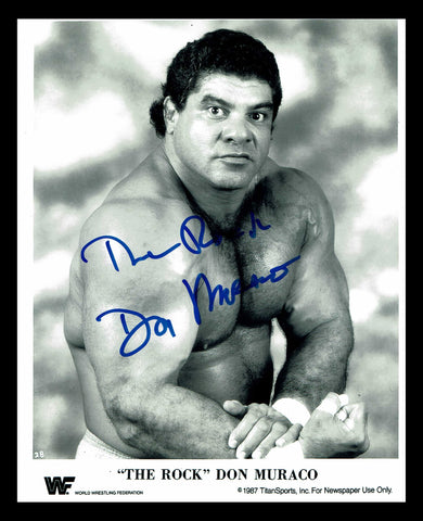Don "The Rock" Muraco Pose 7 Signed Photo COA
