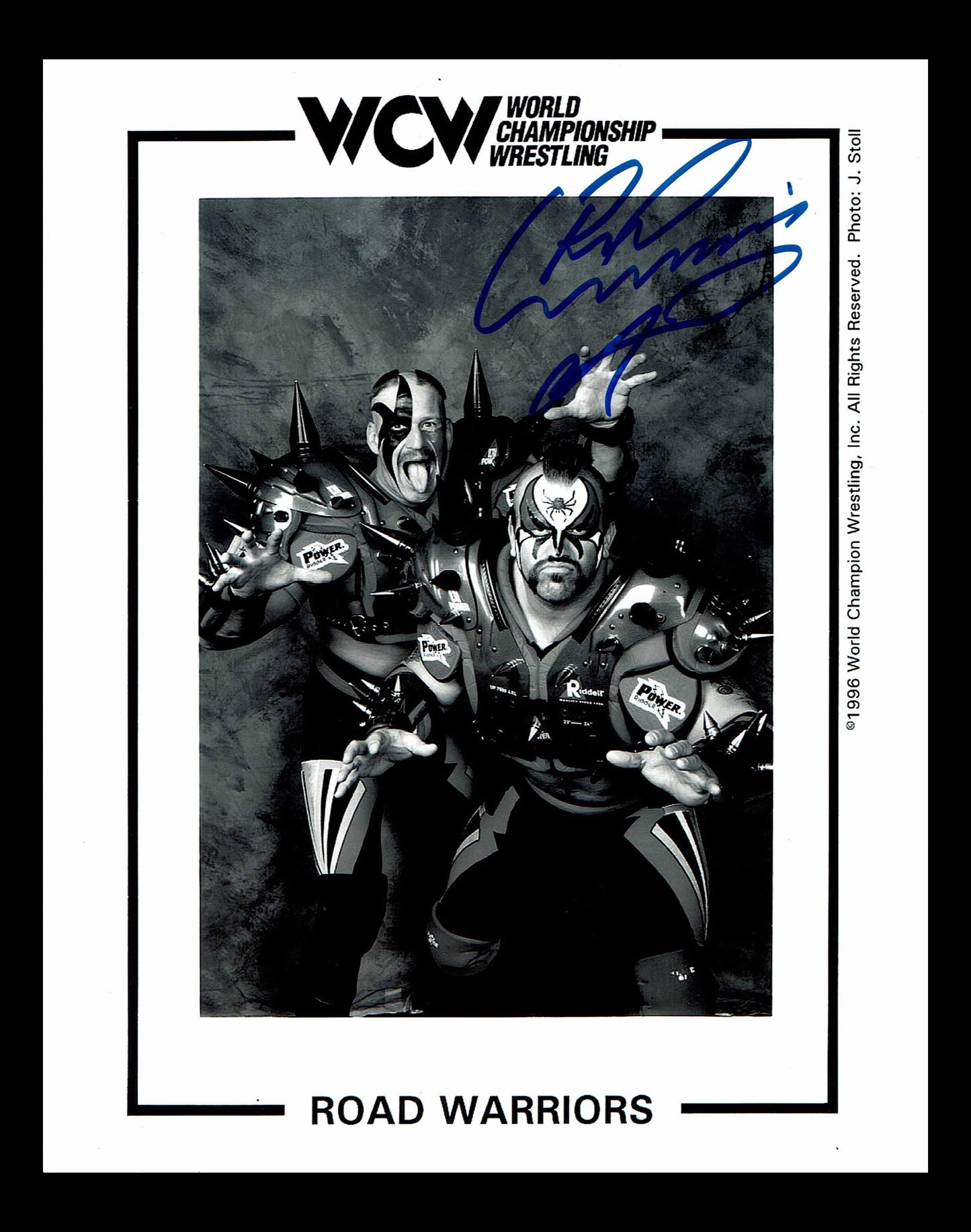 Road Warrior Animal Pose 2 Signed Photo COA
