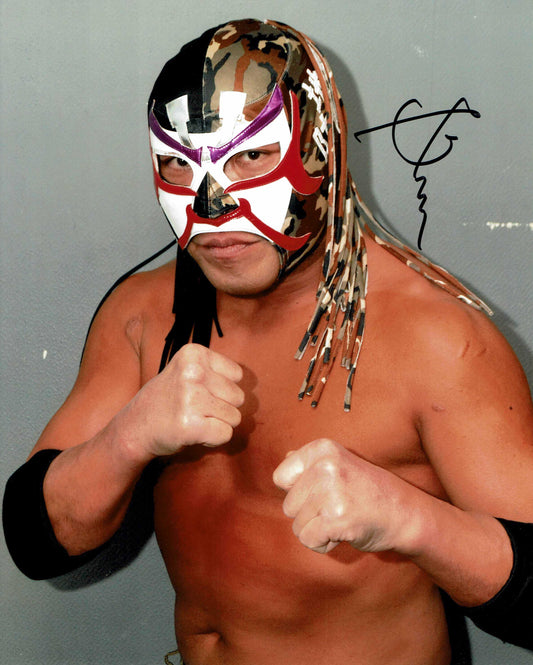The Great Sasuke Pose 4 Signed Photo COA