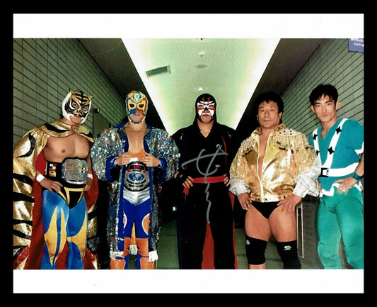 The Great Sasuke Pose 8 Signed Photo COA