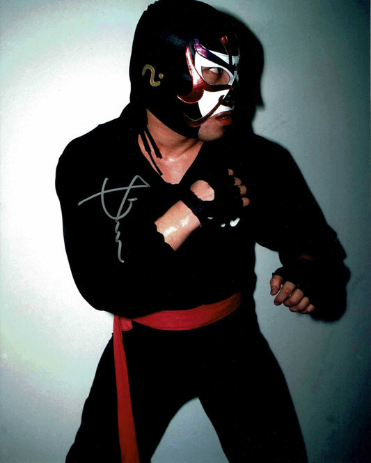 The Great Sasuke Pose 10 Signed Photo COA