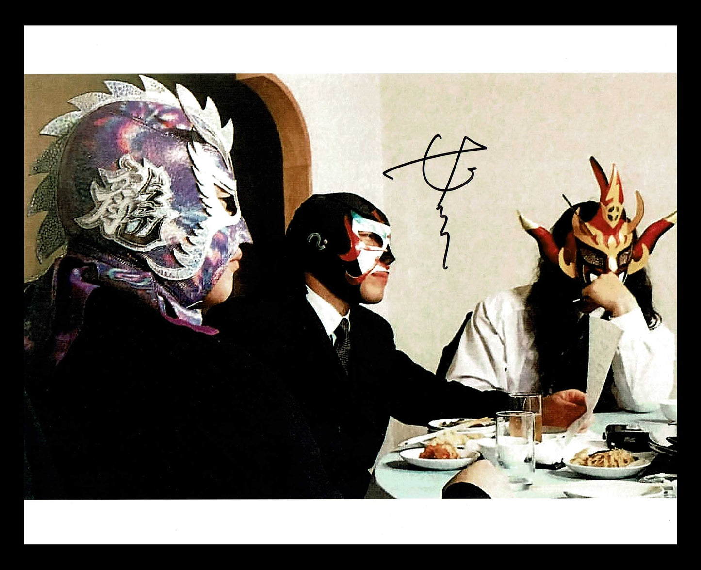 The Great Sasuke Pose 15 Signed Photo COA