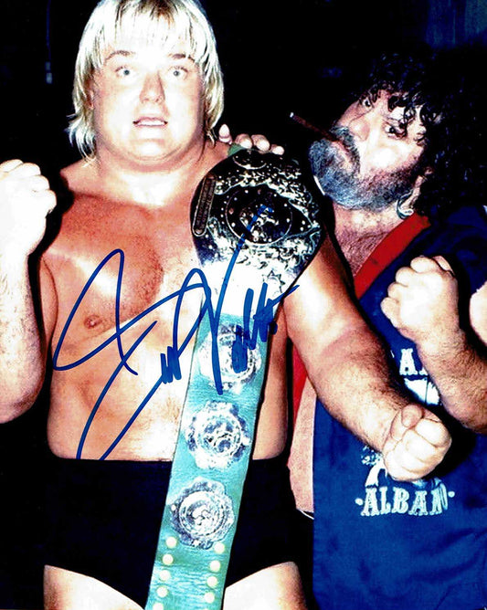 Greg “The Hammer” Valentine Signed 8x10 Color Photo (Comes w/COA)