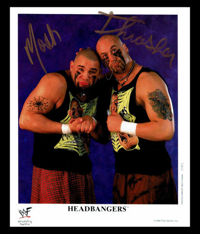 The Headbangers Pose 2 Signed Photo COA