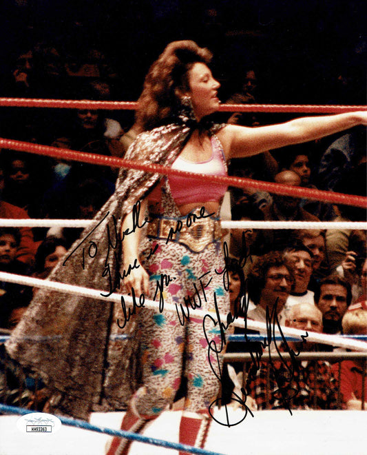 Sherri Martel (Personalized - Inscribed) Signed 8x10 Photo JSA COA