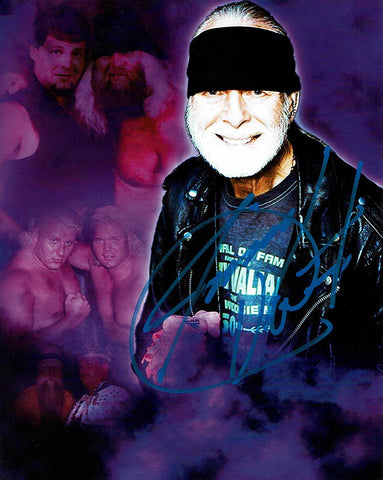 Jimmy Valiant Pose 1 (Blue Ink) Signed Photo