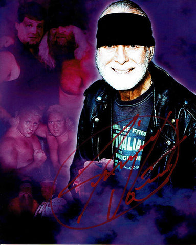 Jimmy Valiant Pose 1 (Red Ink) Signed Photo