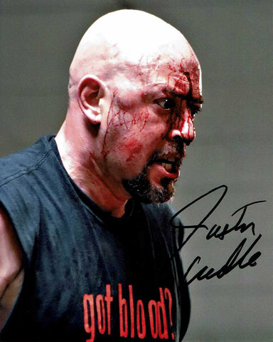 Justin Credible Signed ECW 8x10 Color Photo (Comes w/COA)