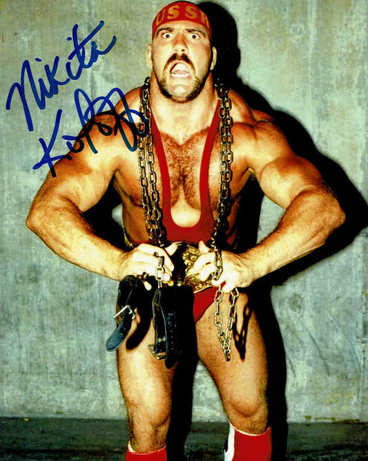 Nikita Koloff Pose 1 Signed Photo COA