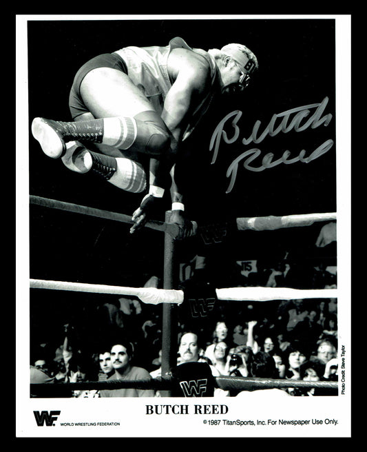 Butch Reed Signed Photo COA