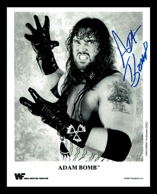 Adam Bomb Pose 2 Signed Photo COA