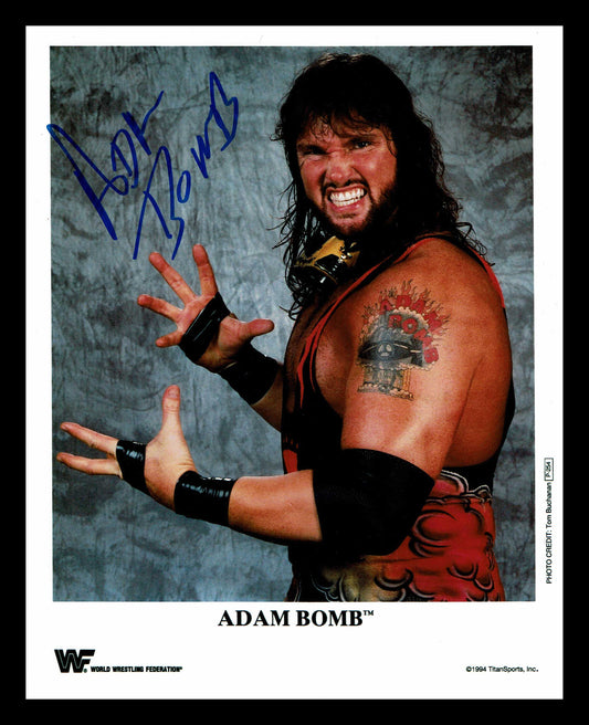Adam Bomb Pose 4 Signed Photo COA