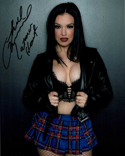 Shaul Guerrero (Raquel Diaz) Pose 3 (Black or Silver Ink) Signed Photo COA