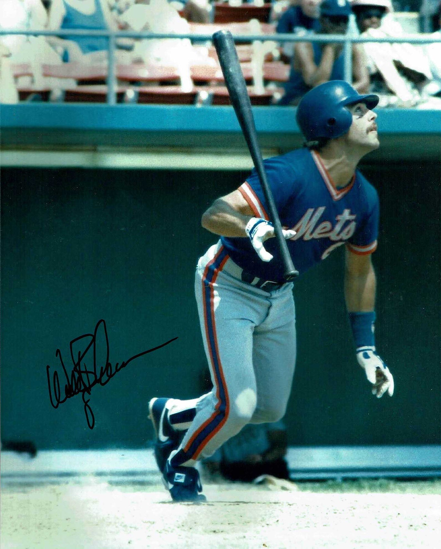 Wally Backman Pose 1 Signed Photo COA
