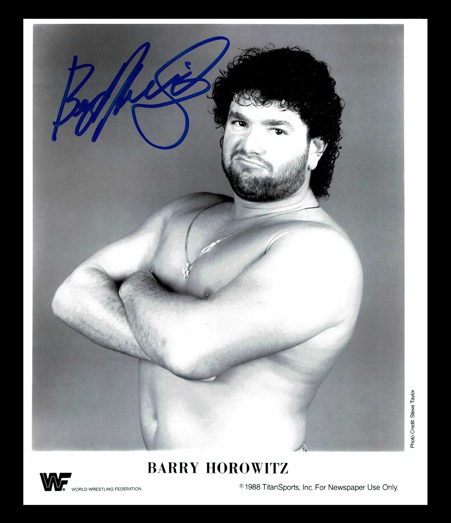 Barry Horowitz Pose 5 Signed Photo COA