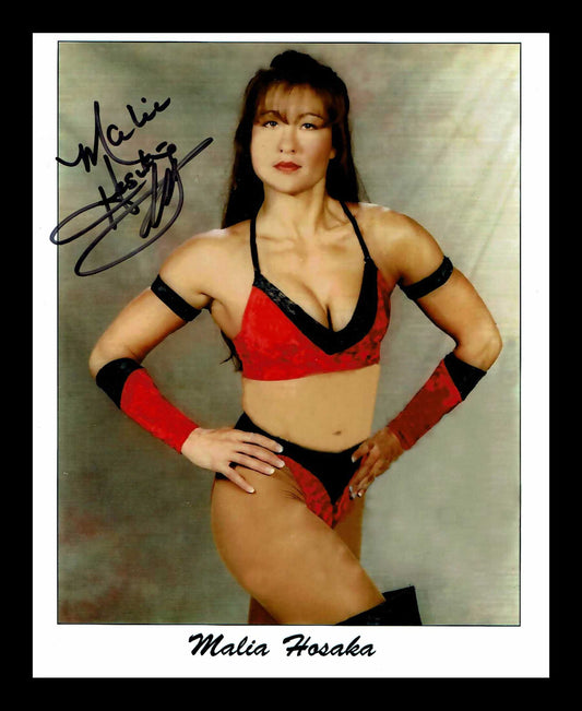 Malia Hosaka Signed 8x10 Color Photo (Comes w/COA)