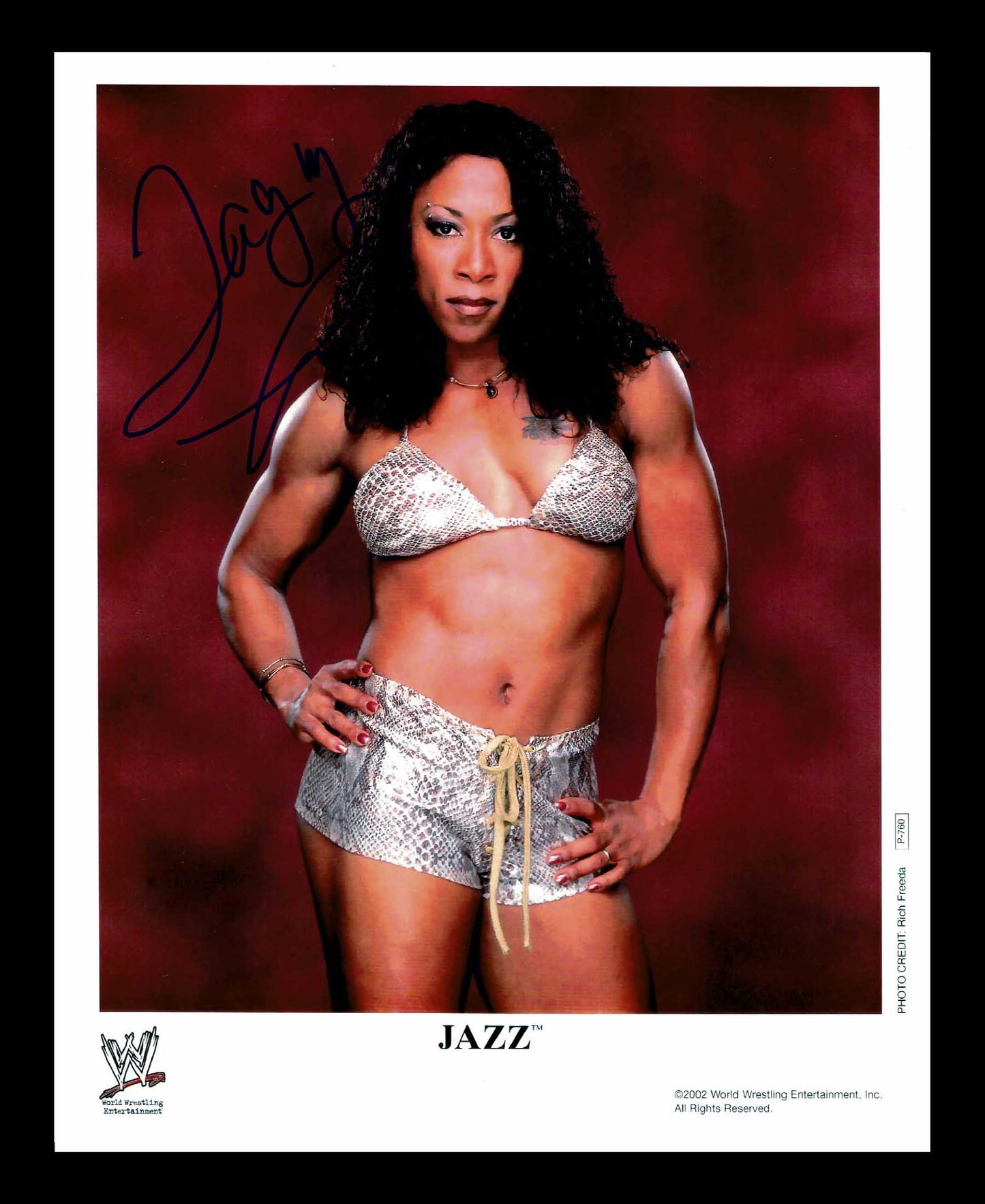 Jazz Pose 1 Signed Photo COA