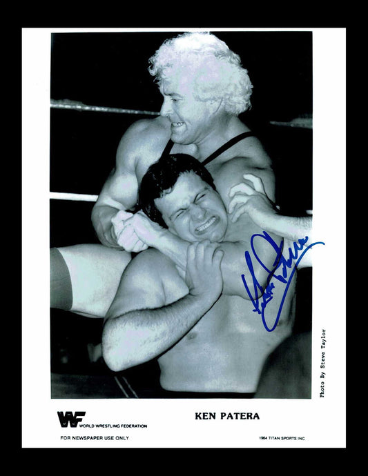 Ken Patera Pose 7 Signed Photo COA