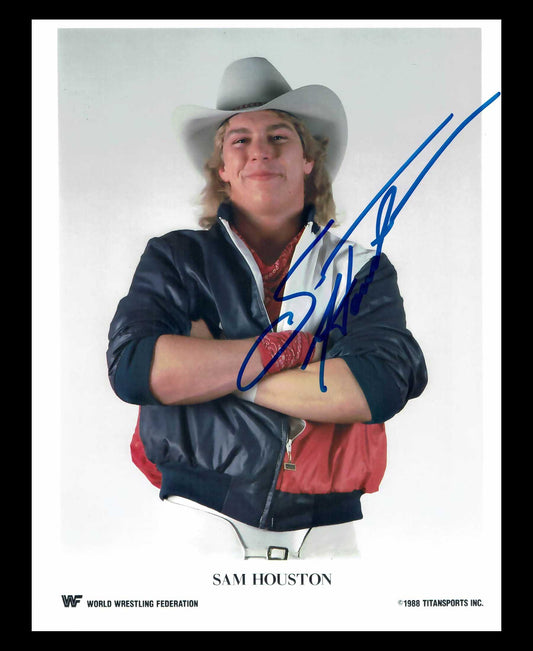 Sam Houston Signed 8x10 Color photo (Comes w/COA)
