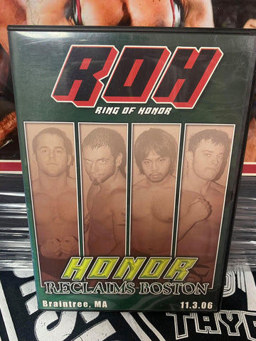 ROH Ring Of Honor Honor Reclaims Boston 11/3/06 Braintree DVD OOP
