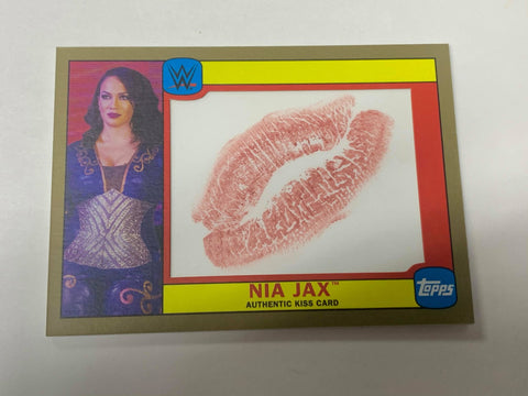 Nia Jax 2016 Topps Heritage WWE Authentic KISS #7/10 (Only 10 Made)