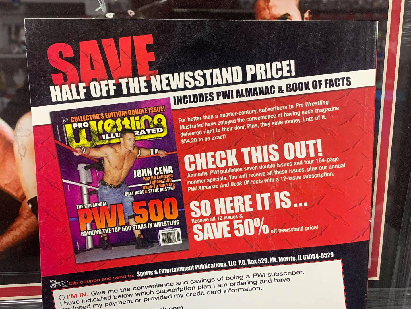 PWI Pro Wrestling Illustrated Magazine February 2009 (Santino)