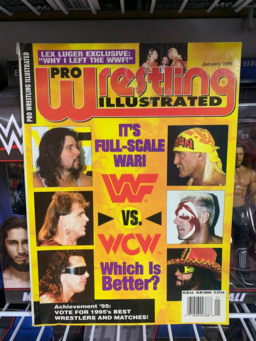 PWI Pro Wrestling Illustrated Magazine January 1996 Hogan Arn Anderson Poster