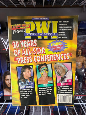 PWI Pro Wrestling Illustrated Magazine Summer 1999 32 Full Cover Pinups