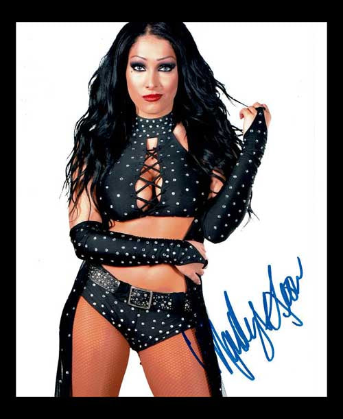 Mandy Leon Pose 2 Signed Photo COA