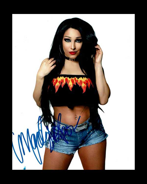 Mandy Leon Pose 4 Signed Photo COA