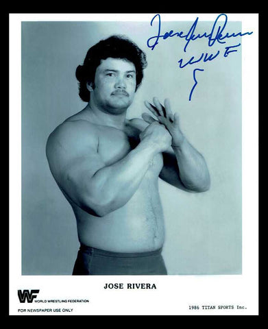 Jose Luis Rivera Pose 1 Signed Photo COA