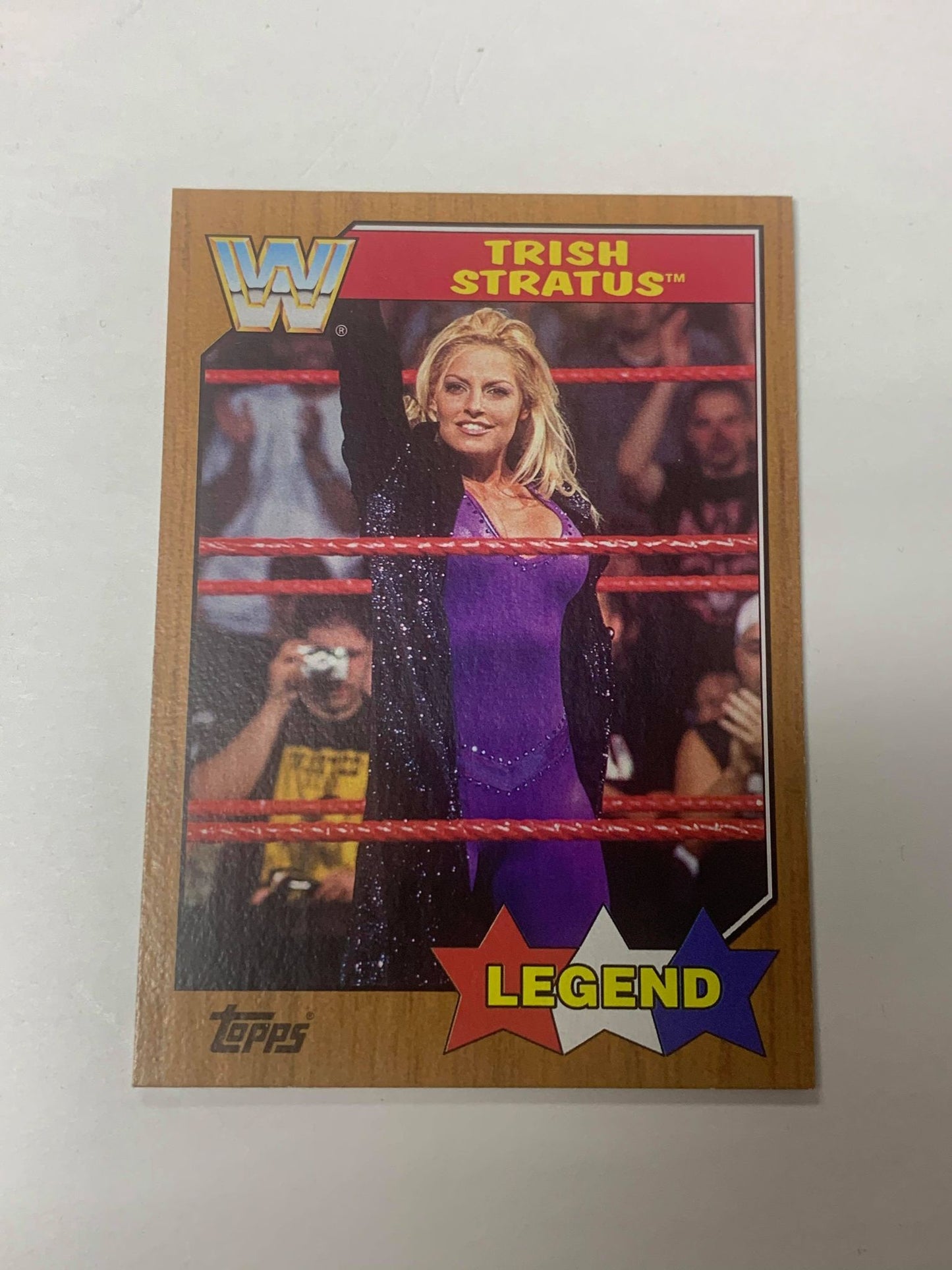Trish Stratus 2017 Topps Heritage WWE Bronze Parallel Legend #98