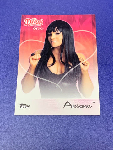 Aksana 2012 WWE Topps Divas Card #2
