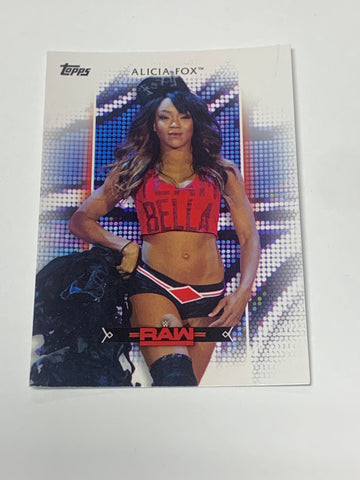 Alicia Fox 2017 WWE Topps Card #R-14