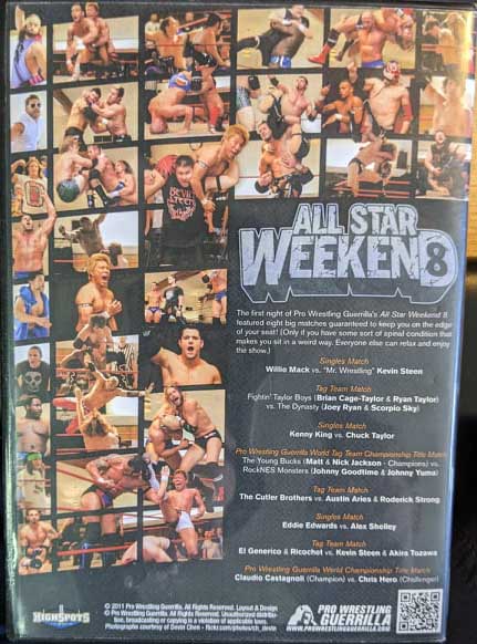 PWG All Star Weekend 8 (Night One) DVD RARE
