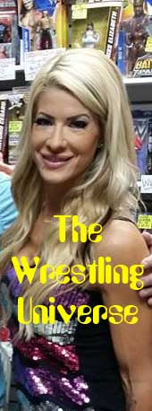 Angelina Love Pose 3 (Blue Ink) Signed Photo COA