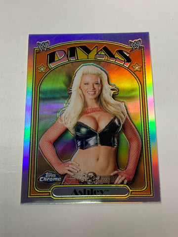 Ashley 2007 WWE Topps Chrome Heritage REFRACTOR #61