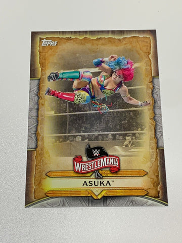 Asuka 2020 WWE Topps Wrestlemania Card #WM-6