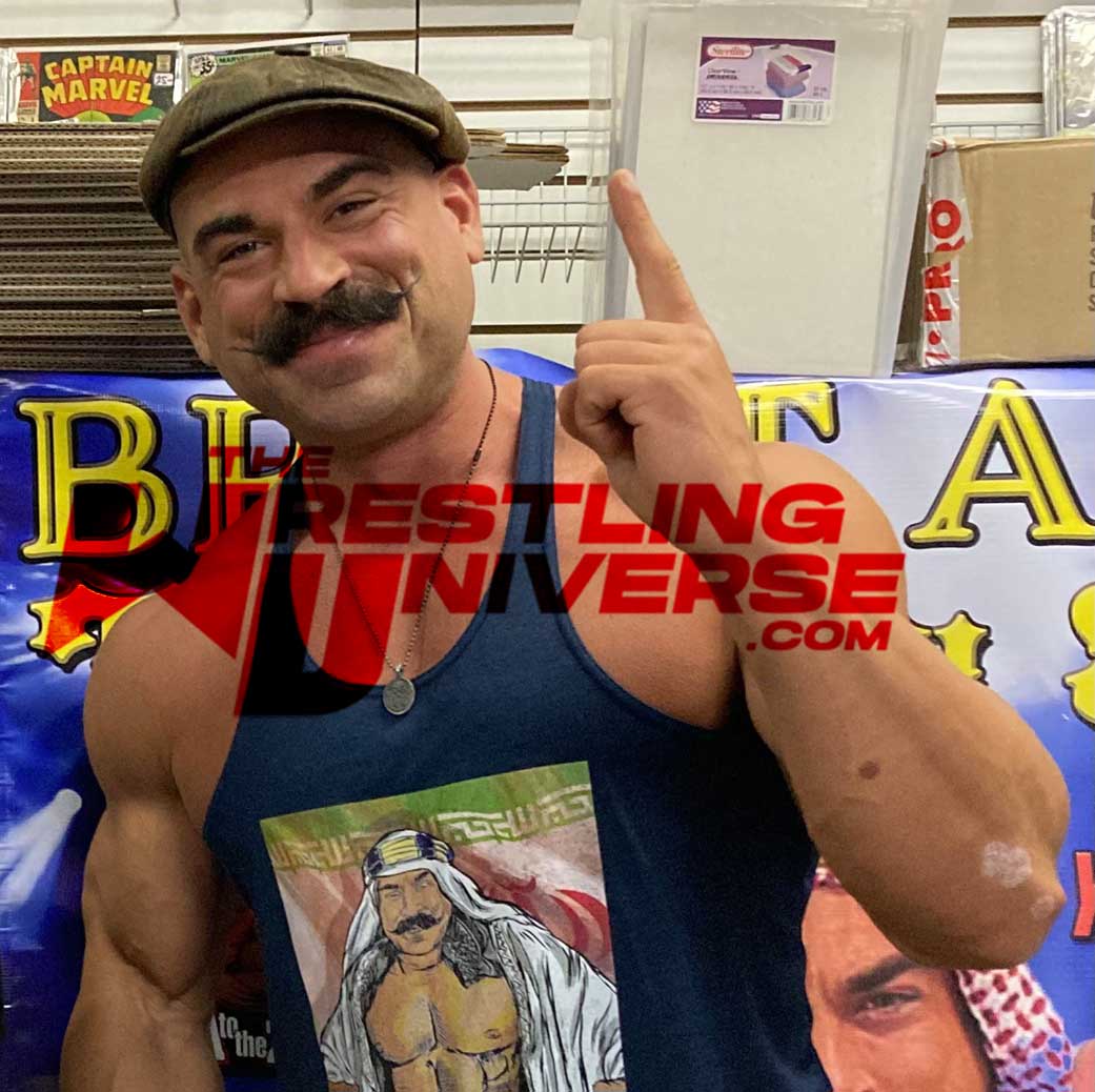 Brett Azar (Young Rock - The Iron Sheik) Signed 8x10 Color Photo